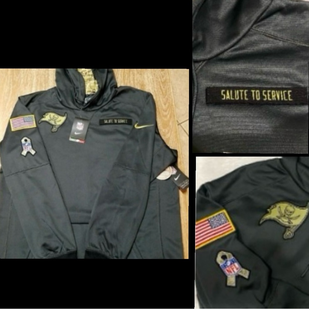 Nike Salute to Service Tampa Bay Buccaneers hoodie / size men’s large / NEW tags